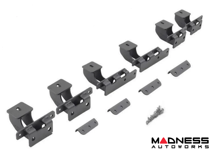 Jeep Wrangler JK Brackets for Dominator Extreme SideSteps - Go Rhino - Dominator Xtreme - `07-`18 Jeep Wrangler JK Brackets for Dominator Extreme SideSteps - Go Rhino - Dominator Xtreme - `07-`18